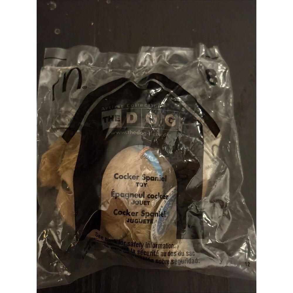 McDonalds The Dog Happy Meal Toy Cocker Spaniel 8 2004 New In Sealed Bag